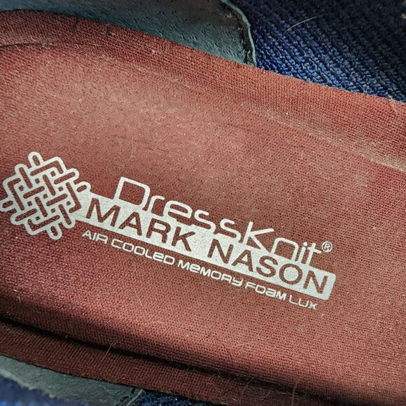 Mark Nason Shoes Mens Size 11 Navy Blue DressKnit Slip On Loafers main image 6